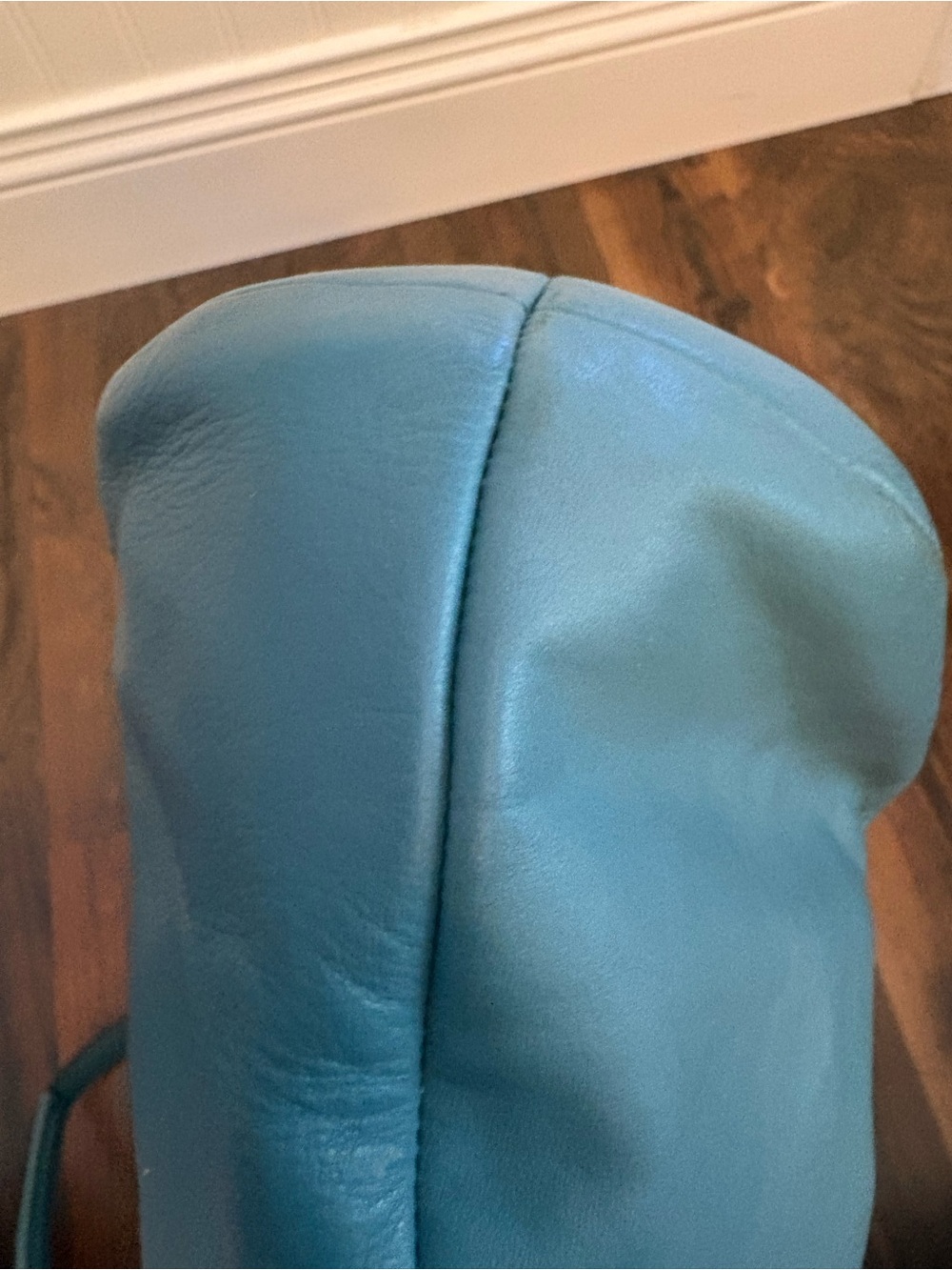 Coach Blue Leather Shoulder Bag - Picture 8 of 10
